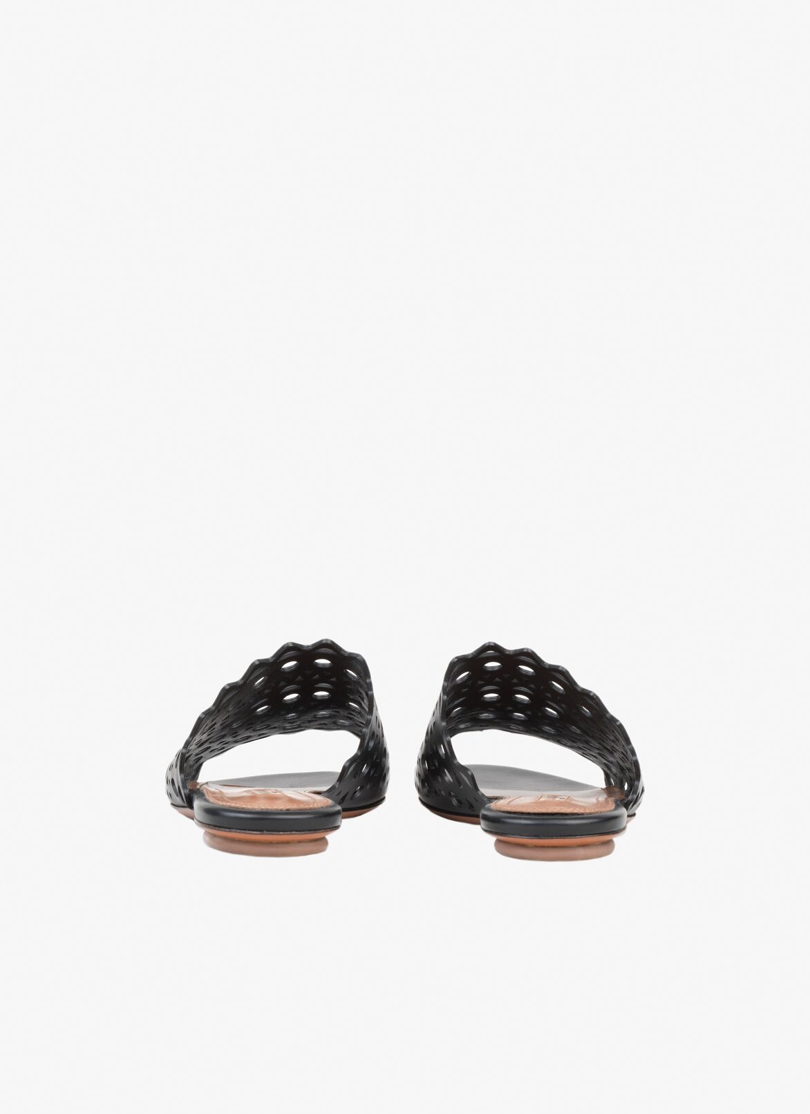 Mules Vienne en cuir ALAÏA MULES VIENNE EN CUIR NOIR